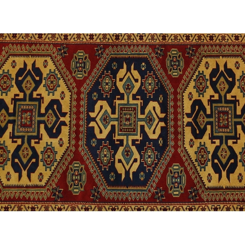 2020 - Rectangular Afghan Shirvan design rug onto a reg ground, 188cm x 130cm