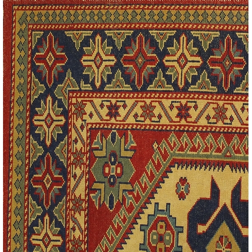 2020 - Rectangular Afghan Shirvan design rug onto a reg ground, 188cm x 130cm