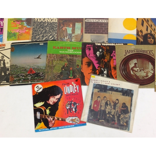 2791 - Folk and Rock vinyl LP's including Jesse Colin Young, Young Blood, Amazing Bondel and David Lindley