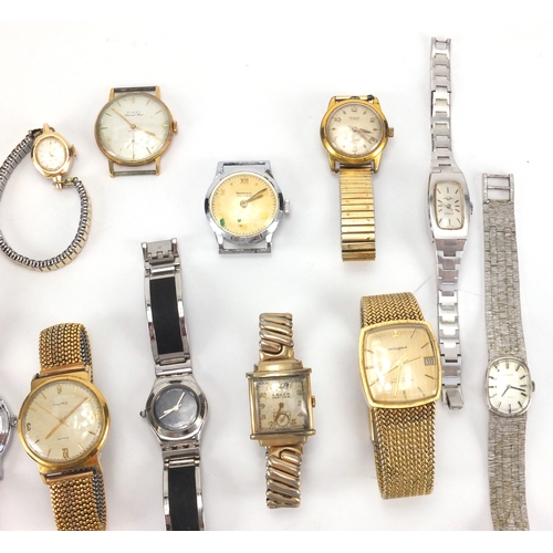 2672 - Vintage and later ladies and gentleman's wristwatches including Timex, Oratio and Casio examples