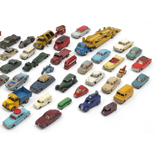 399 - Mostly die cast vehicles including Dinky toys Mecanno, Talbot Lago, Alfa-Romeo, Royal Mail, Chivers ... 