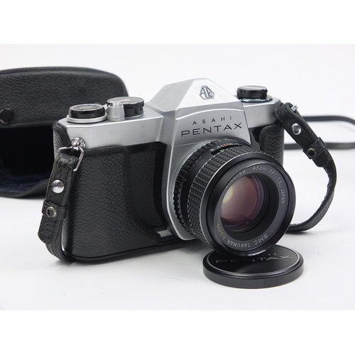 72 - Cameras, lenses and accessories comprising Canon AE-1 body with Tamron aspherical 28-200mm lense, Ni... 