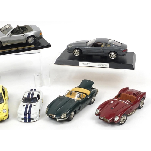 180 - Group of die cast vehicles mostly Maisto and Burago examples