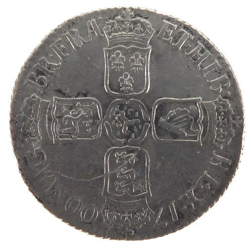 230 - William III 1700 silver shilling, approximate weight 5.8g