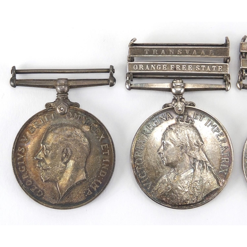 285 - British Military Victorian and later medal group relating to PTE J SAMUELS comprising Queen Victoria... 