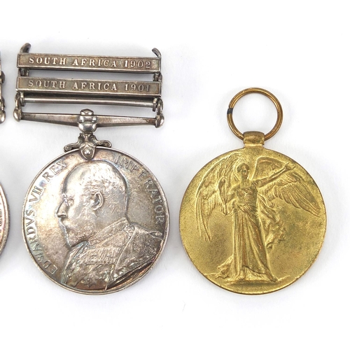 285 - British Military Victorian and later medal group relating to PTE J SAMUELS comprising Queen Victoria... 