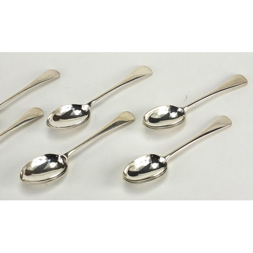 787 - Matched set of eight silver spoons, various Sheffield hallmarks 18cm in length, approximate weight 3... 