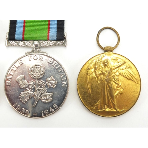 301 - British Military World War I, World War II and Battle For Britain medals, relating to the Lines fami... 