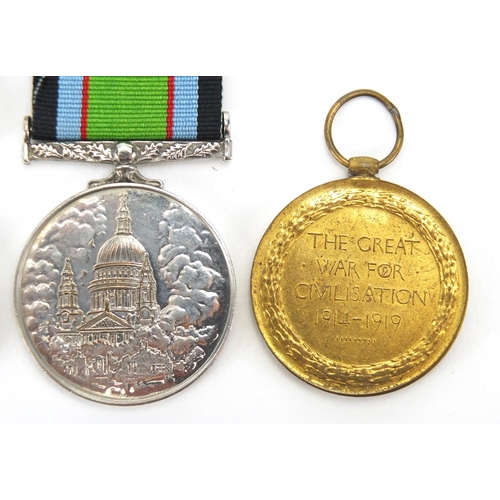 301 - British Military World War I, World War II and Battle For Britain medals, relating to the Lines fami... 