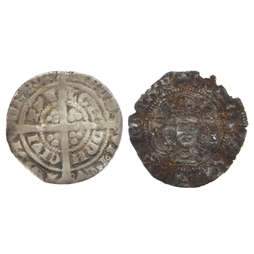 217 - Eleven hammered silver coins including six pence, three pence and pennies, approximate weight 13.4g