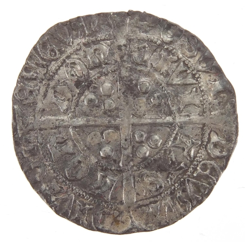 198 - Hammered silver coin, 2.6cm in diameter, approximate weight 3.1g