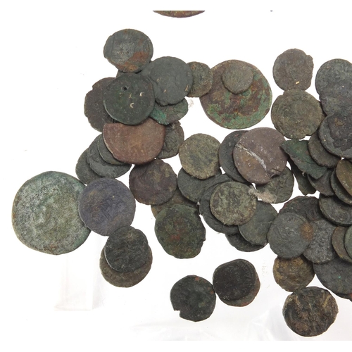 262 - Collection of mixed Roman and other coins, approximate weight 241.0g