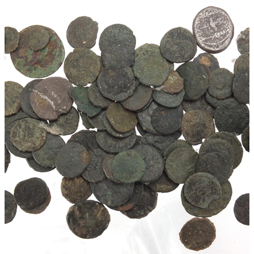 262 - Collection of mixed Roman and other coins, approximate weight 241.0g