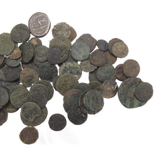 262 - Collection of mixed Roman and other coins, approximate weight 241.0g