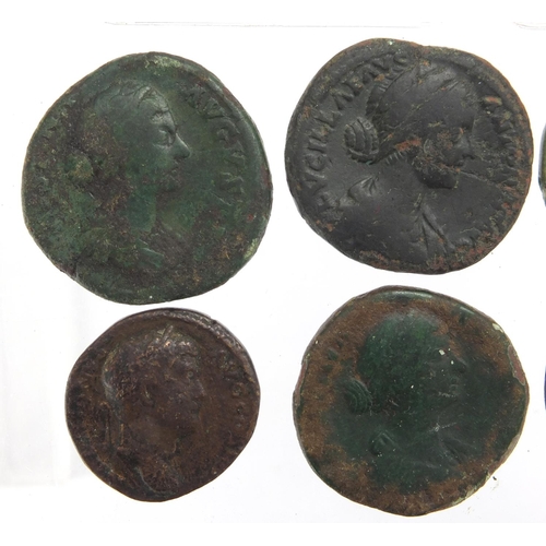 261 - Ten Roman coins, approximate weight 162.0g