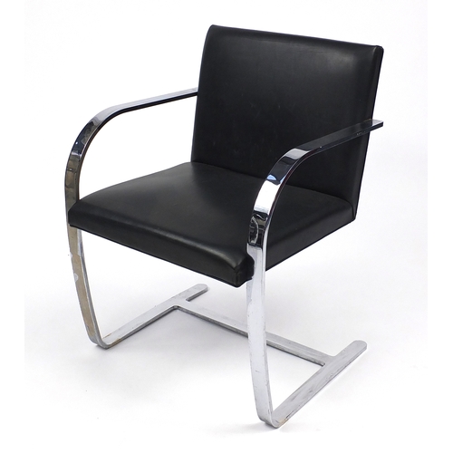 2022 - Vintage Brno chair designed by Mies Van Der Rohe for Knoll, 80cm high