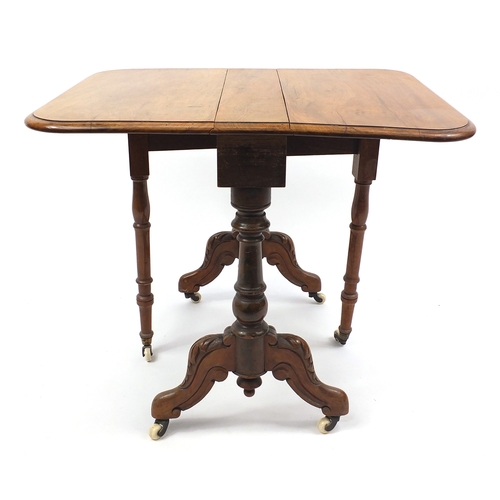 2026 - Victorian walnut Sutherland table 55 cm H
