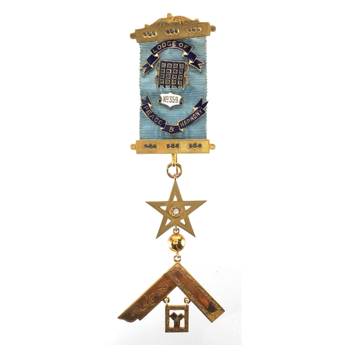 288 - British Militaria and Masonic Regalia relating to the Money family, including 9ct gold and enamelled... 