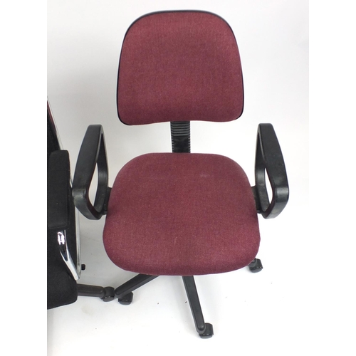 78 - Two office chairs