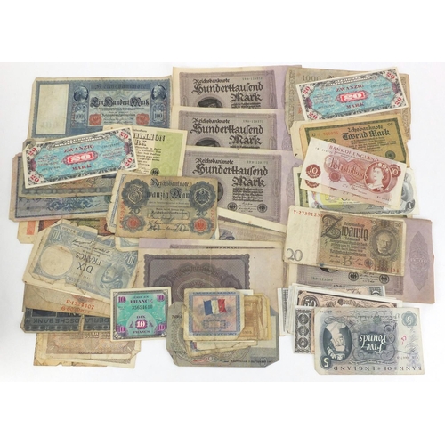 444 - Selection of World bank notes