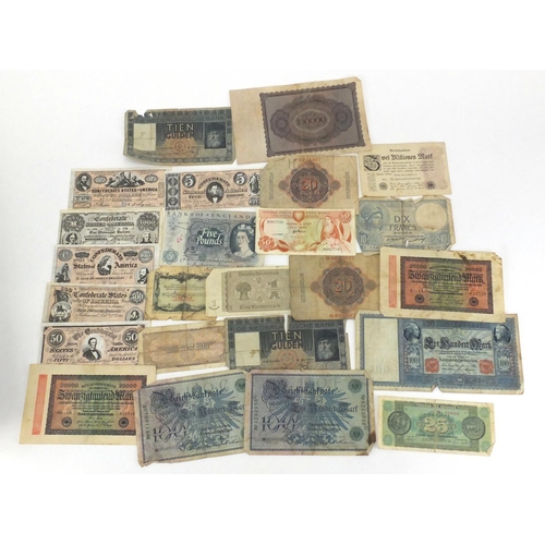 444 - Selection of World bank notes