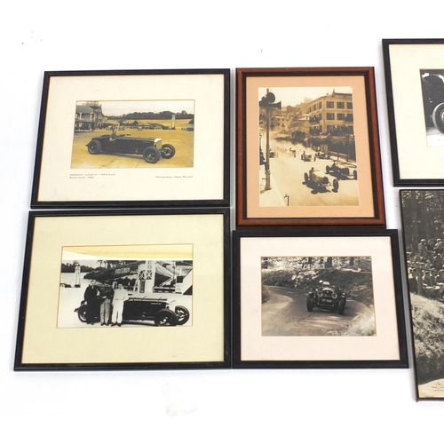 321 - Group of classic car prints and photographs