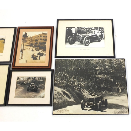 321 - Group of classic car prints and photographs