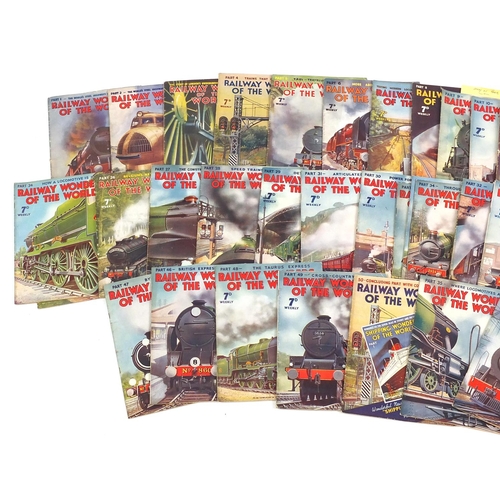 542 - Vintage Railway Wonders of the World magazines