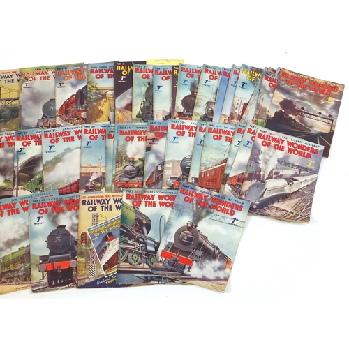 542 - Vintage Railway Wonders of the World magazines