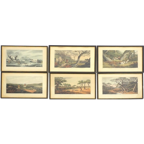 301 - Set of seven Edward Orme hunting prints, each framed, 55cm x 44cm