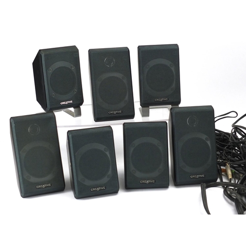 228 - Creative Inspire 7.1 surround sound speakers