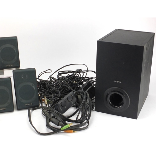 228 - Creative Inspire 7.1 surround sound speakers