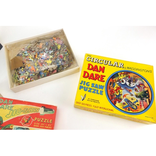 415 - Dan Dare, The Eagle Volume I and two jigsaw puzzles