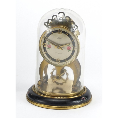 143 - American striking mantel clock and a Schatz eight day clock