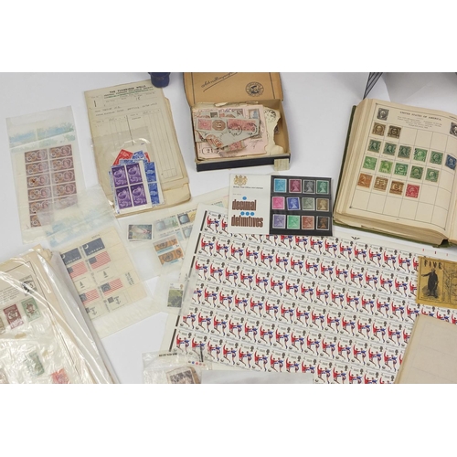 637 - Large selection of World stamps, some arranged in albums