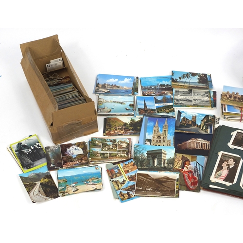 601 - Extensive selection of mostly topographical postcards