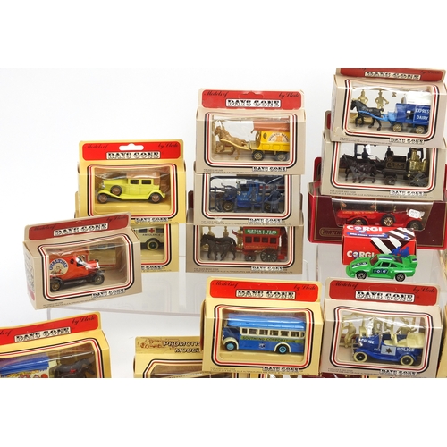 497 - Die cast model vehicles including Corgi, models from Yesteryear and Lledo, mostly boxed