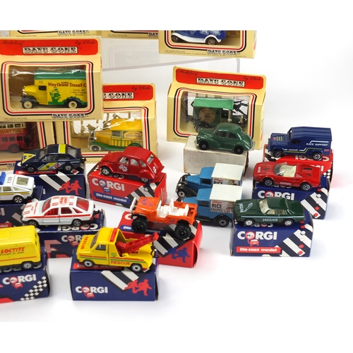 497 - Die cast model vehicles including Corgi, models from Yesteryear and Lledo, mostly boxed