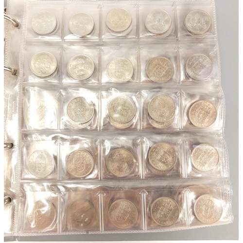 457 - Extensive selection of mostly British pre decimal coins including shillings, three penny bits etc