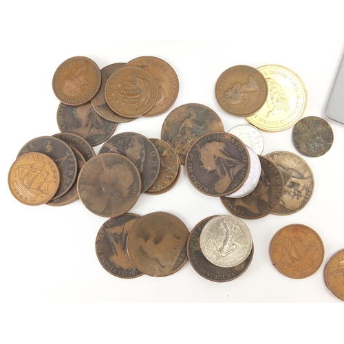 457 - Extensive selection of mostly British pre decimal coins including shillings, three penny bits etc