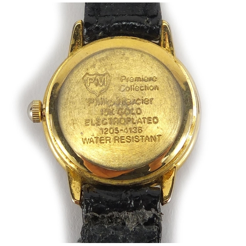 269 - Ladies Philip Mercier gold plated wristwatch