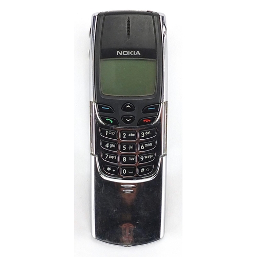 353 - 1990's Nokia model 881 mobile telephone in metallic silver