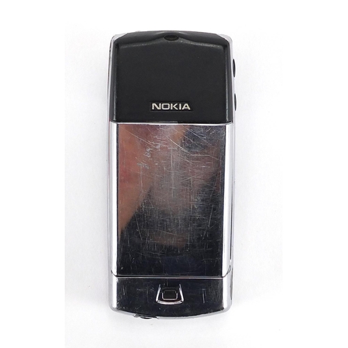 353 - 1990's Nokia model 881 mobile telephone in metallic silver