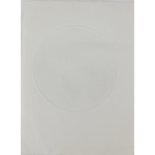 371 - Sarah Ainslie - Abstract compositions, three pencil sketches and one etching, all unframed, each 33c... 