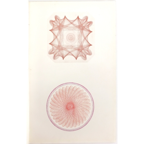 621 - Multo-Epicycloidal and other geometric curves by Edwin W Abalone, hardback book, inscribed To Madel ... 