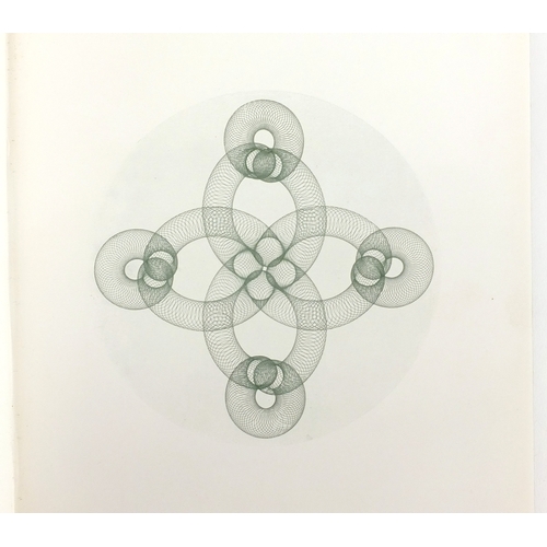 621 - Multo-Epicycloidal and other geometric curves by Edwin W Abalone, hardback book, inscribed To Madel ... 