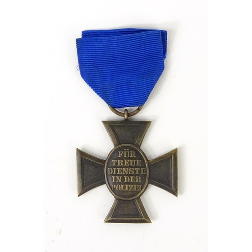 644 - German Military style Police medal