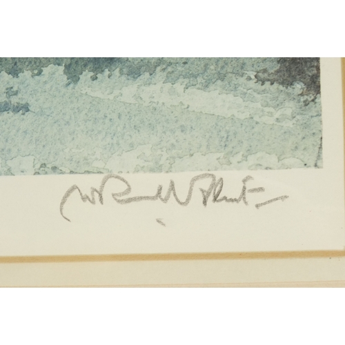29 - Pencil signed William Russell Flint print, titled 'October Morning on the Baise', embossed watermark... 