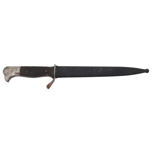 287 - Novelty miniature paper knife in the form of a German bayonet, 24cm in length