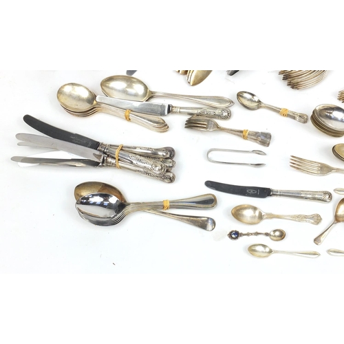 273 - Group of silver plated and stainless steel cutlery